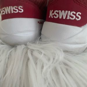 K-Swiss size 8 maroon worn once